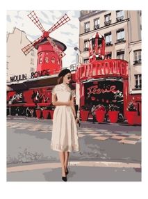 Розпис по номерах 40х50 КНО4657 Moulin Rouge "Ідейка"