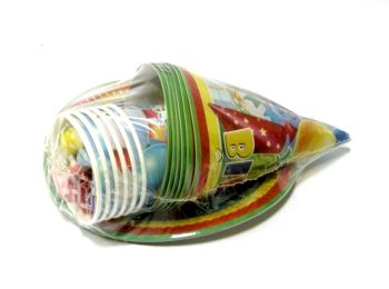 набор для дня рождения   Happy Birthday (зелений) (колпаки + тарелки + стаканчики + дудочк набор для дня рождения   Happy Birthday (зелений) (колпаки + тарелки + стаканчики + дудочк