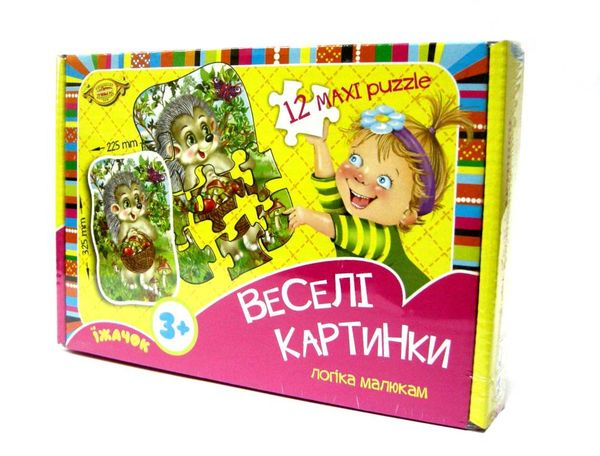 гра веселі картинки їжачок maxi puzzle купити артикул МКМ0336 ціна   Мастер Ціна (цена) 65.00грн. | придбати  купити (купить) гра веселі картинки їжачок maxi puzzle купити артикул МКМ0336 ціна   Мастер доставка по Украине, купить книгу, детские игрушки, компакт диски 1