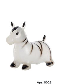 стрибун зебра гумовий надувний ms 0002