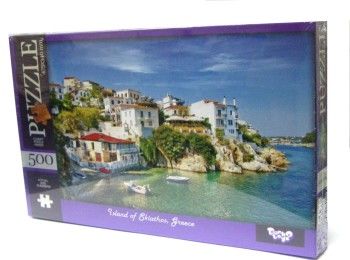 пазлы 500 элементов   пазли 500 елементів  артикул С500-13-02 Island of Skiatho