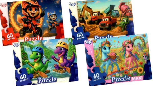 пазли 60 елементів максі в асортименті серія 12 Ціна (цена) 42.70грн. | придбати  купити (купить) пазли 60 елементів максі в асортименті серія 12 доставка по Украине, купить книгу, детские игрушки, компакт диски 0