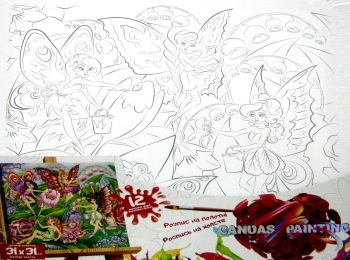 розпис на полотні РХ-05-05 31х31см Canvas Painting