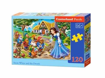 пазли castorland 120 елементів snow white and the seven dwarfs 13401