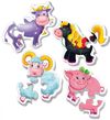 пазли м'які ферма baby puzzle 4 пазла артикул VT1106-86 Ціна (цена) 57.60грн. | придбати  купити (купить) пазли м'які ферма baby puzzle 4 пазла артикул VT1106-86 доставка по Украине, купить книгу, детские игрушки, компакт диски 1