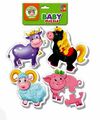пазли м'які ферма baby puzzle 4 пазла артикул VT1106-86 Ціна (цена) 57.60грн. | придбати  купити (купить) пазли м'які ферма baby puzzle 4 пазла артикул VT1106-86 доставка по Украине, купить книгу, детские игрушки, компакт диски 0