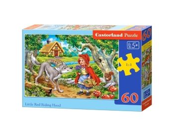 пазли castorland 60 елементів little red riding hood артикул 066117
