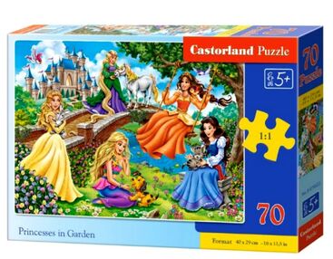 пазли castorland 70 елементів princess in garden070022