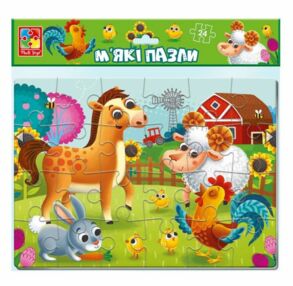 пазли мякі ферма формат А4 VT1102-31