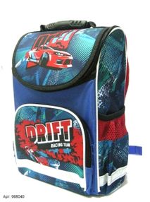 рюкзак ортопедичний    Leader 988040 Smile Машинка короб  розмір 34,5*25,5*13см
