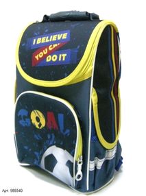 рюкзак ортопедичний    Leader 988540 Smile М'яч розмір 33*26*16см