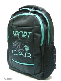 рюкзак    Leader 980275 California S чорний, спорткар