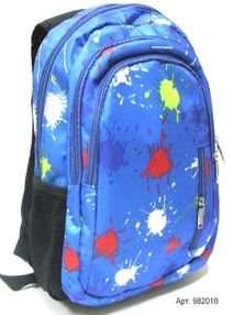 рюкзак ортопедичний    Leader 982010 голубий з плямами (38х28х16см)