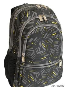 рюкзак ортопедичний    Leader 982012 чорний (абстракція) (38х28х16см)