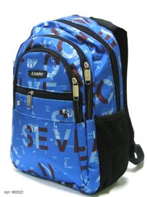 рюкзак ортопедичний    Leader 982022 голубий з буквами (38х28х16см)