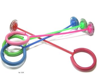 скакалка на одну ногу   (цвета микс)