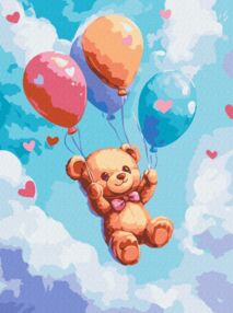 Розпис по номерах 30х40 KBS0193 Веселі кульки brushme Брашми