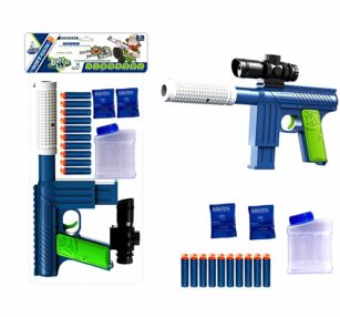 Бластер 2 гелеві кулі 10 поролонових 502-12 Бластер 2 гелеві кулі 10 поролонових 502-12