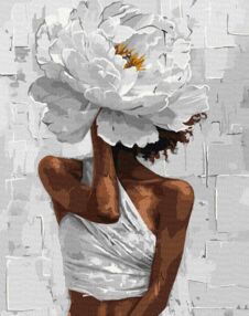 Розпис по номерах 40х50 КНО8503 Квітковий образ "Ідейка"