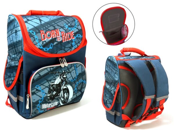 Рюкзак Leader 988948 Born in ride короб ортопед 34х26х15см Ціна (цена) 847.00грн. | придбати  купити (купить) Рюкзак Leader 988948 Born in ride короб ортопед 34х26х15см доставка по Украине, купить книгу, детские игрушки, компакт диски 0