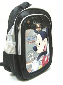 Рюкзак Tiki Disney Mickey Mouse 1відд + 2 кармана, чорний