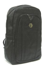 Рюкзак шкірзам 41204-UN чорний 34х28х18см