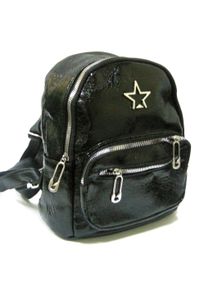 Рюкзак шкірзам 41234-UN блискучий чорний