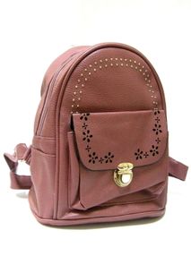 Рюкзак шкірзам 41236-UN рожевий