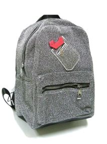 Рюкзак тканевий 41375-UN срібний з чорним