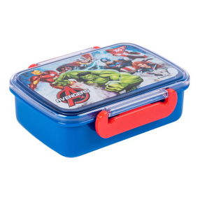 Контейнер для їжі 707443 "Marvel" 420мл з роздільником YES Контейнер для їжі 707443 "Marvel" 420мл з роздільником YES