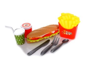 Продукти фастфуд ніж ложка виделка  2020-8B