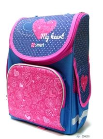 Рюкзак Smart PG11/558065 "My Heart" каркасний 34х26х14см