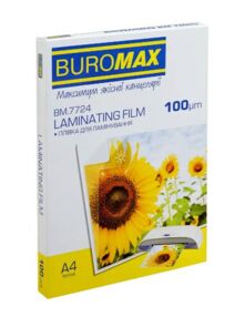 плівка для ламінуванн  100 аркушів формат  А-4/100мкр   ВМ.7724  216х303ммBuromax