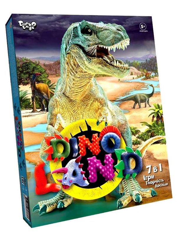 набір Dino Land DL-01-01U 7в1 Ціна (цена) 197.70грн. | придбати  купити (купить) набір Dino Land DL-01-01U 7в1 доставка по Украине, купить книгу, детские игрушки, компакт диски 1