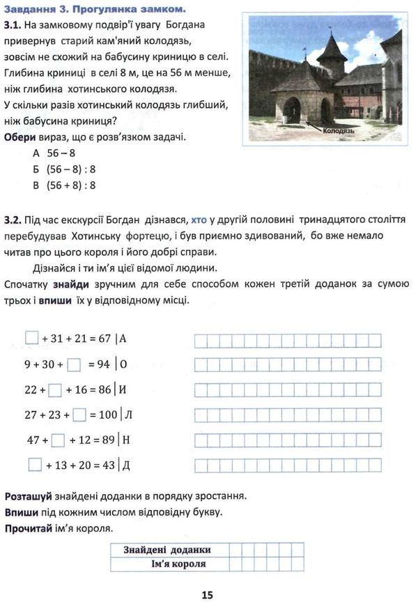 математика 3кл тематичні роботи розвиваємо математичну грамотність Ціна (цена) 35.70грн. | придбати  купити (купить) математика 3кл тематичні роботи розвиваємо математичну грамотність доставка по Украине, купить книгу, детские игрушки, компакт диски 5