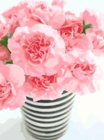 картина по номерам идейка   розпис по номерах ідейка  артикул КНО3007 букет щас