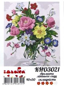 картина по номерам идейка   розпис по номерах ідейка  артикул КНО3021 аромати л