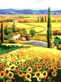 Розпис по номерах 40х50 КНО2203 Рідні лани "Ідейка"