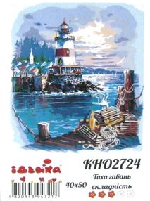 картина по номерам идейка   розпис по номерах ідейка  артикул КНО2724 тиха гава