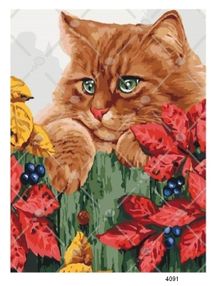 картина по номерам идейка   розпис по номерах ідейка  артикул КНО4091 руде щаст