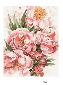картина по номерам идейка   розпис по номерах ідейка  артикул КНО3046 півонії д