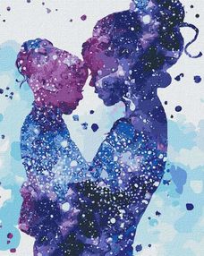 Розпис по номерах 40х50 КНО4737 Флюїди щастя "Ідейка"