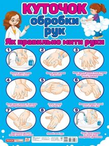 плакат куточок обробки рук плакат куточок обробки рук