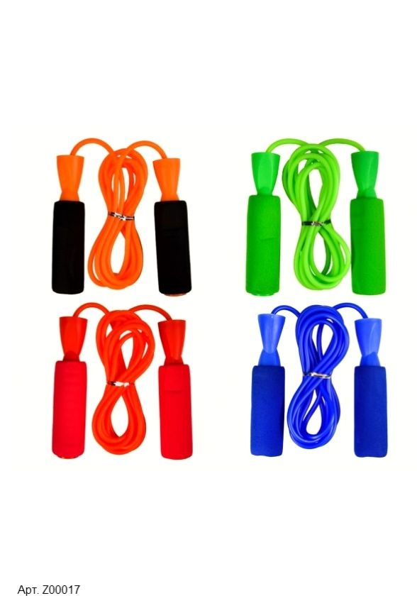 скакалка    артикул Z00017 с подшипниками, 4 цвета, длина 2,6м Ціна (цена) 35.50грн. | придбати  купити (купить) скакалка    артикул Z00017 с подшипниками, 4 цвета, длина 2,6м доставка по Украине, купить книгу, детские игрушки, компакт диски 1