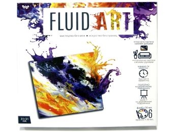 набір Fluid Art картина флюид арт FA-01-01 Ціна (цена) 246.40грн. | придбати  купити (купить) набір Fluid Art картина флюид арт FA-01-01 доставка по Украине, купить книгу, детские игрушки, компакт диски 0