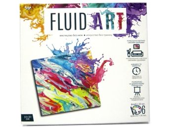 набір для творчості Fluid Art картина флюїд арт FA-01-04 Ціна (цена) 246.40грн. | придбати  купити (купить) набір для творчості Fluid Art картина флюїд арт FA-01-04 доставка по Украине, купить книгу, детские игрушки, компакт диски 0