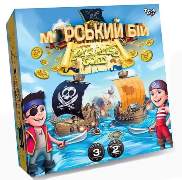 гра морський бій Pirates gold G-MB-03U Ціна (цена) 59.70грн. | придбати  купити (купить) гра морський бій Pirates gold G-MB-03U доставка по Украине, купить книгу, детские игрушки, компакт диски 0