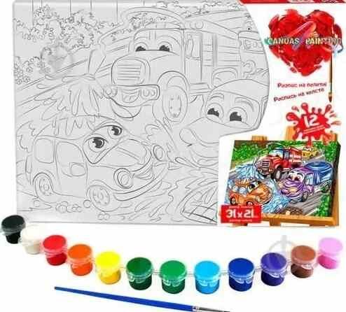 розпис на полотні РХ-06-03 31х21см Canvas Painting Ціна (цена) 92.70грн. | придбати  купити (купить) розпис на полотні РХ-06-03 31х21см Canvas Painting доставка по Украине, купить книгу, детские игрушки, компакт диски 1