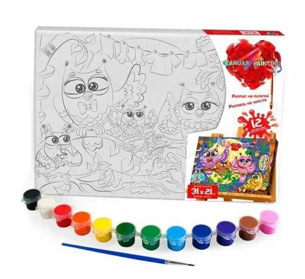 розпис на полотні РХ-06-06 31х21см Canvas Painting Ціна (цена) 92.70грн. | придбати  купити (купить) розпис на полотні РХ-06-06 31х21см Canvas Painting доставка по Украине, купить книгу, детские игрушки, компакт диски 1