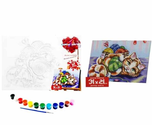 розпис на полотні РХ-06-09 31х21см Canvas Painting Ціна (цена) 99.40грн. | придбати  купити (купить) розпис на полотні РХ-06-09 31х21см Canvas Painting доставка по Украине, купить книгу, детские игрушки, компакт диски 1
